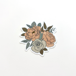 Vinyl Floral Sticker | Claire Floral