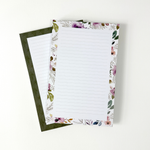 Everyday Lined Notepad Set | Autumn Amethyst Floral